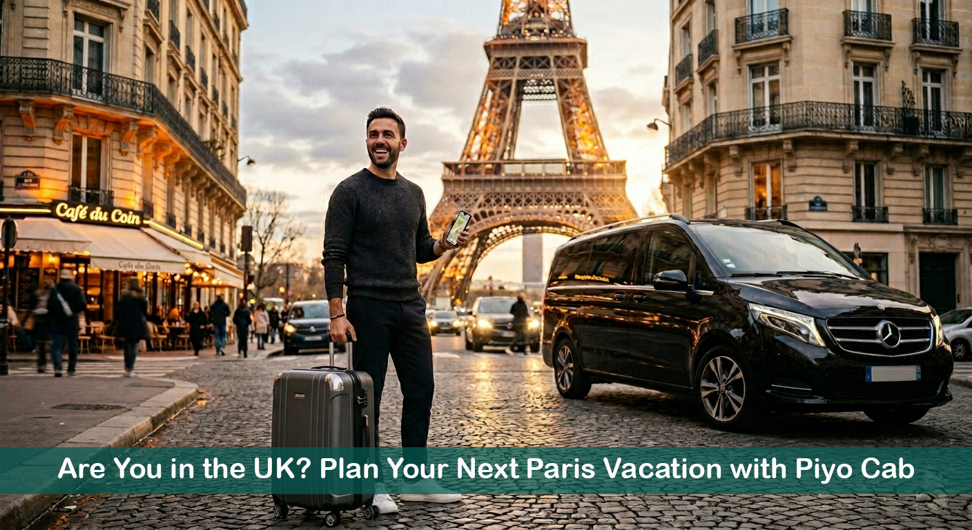 Are You in the UK? Plan Your Next Paris Vacation with Piyo Cab